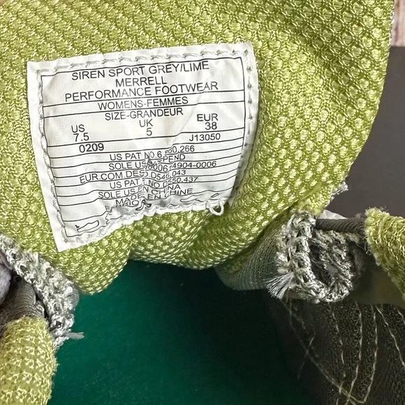 Merrell Siren Sport Hiking Shoes Womens Sz 7.5 - Picture 8 of 8